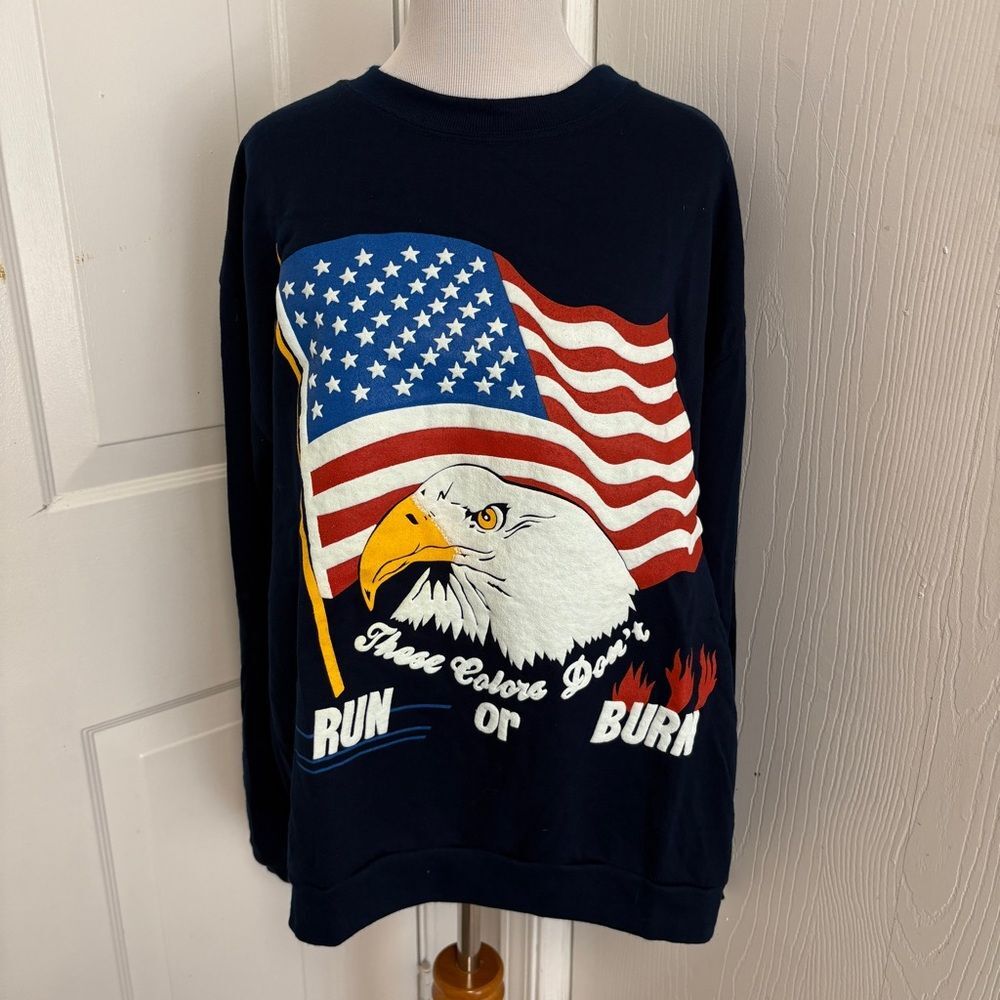 Vintage Haband USA Patriotic Sweatshirt H1